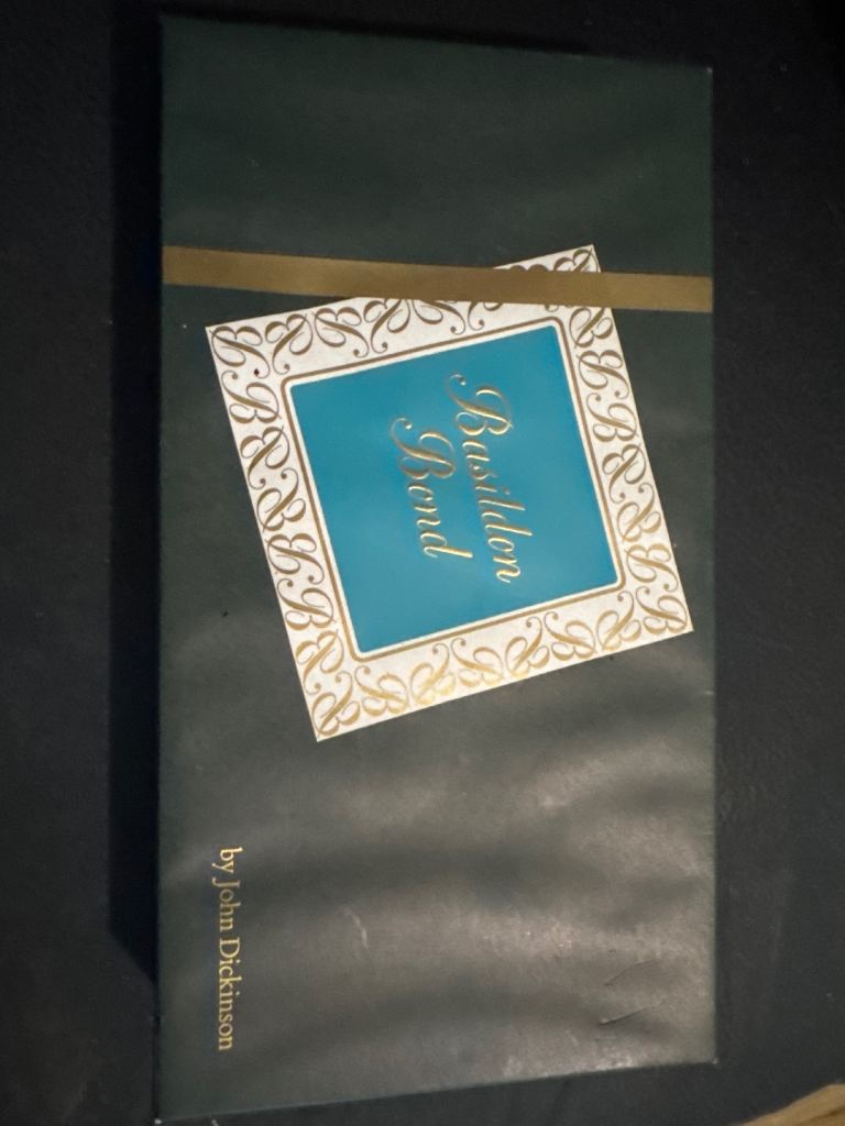 Vintage Basildon bond box set 