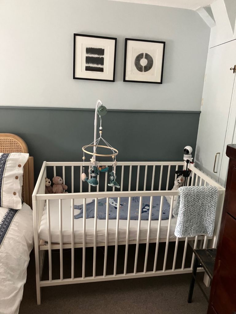 Ikea cot - white 