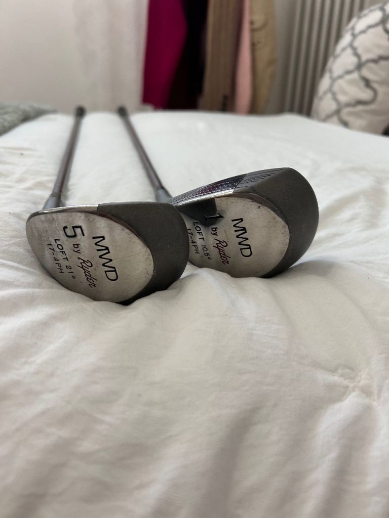 MWD Ryder 1 and 5 golf clubs
