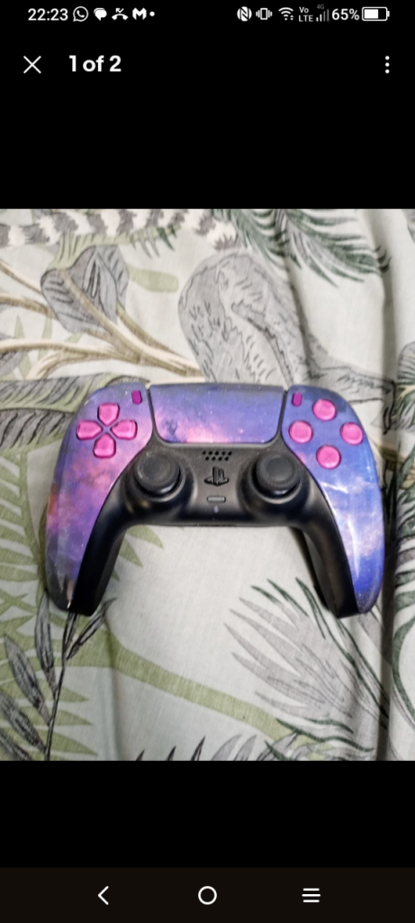 Custom PS5 Controller Nebula Galaxy Mod PlayStation 5 DualSense + mod chip