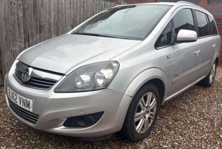 2012 Vauxhall Zafira Design Nav Mpv Petrol Manual