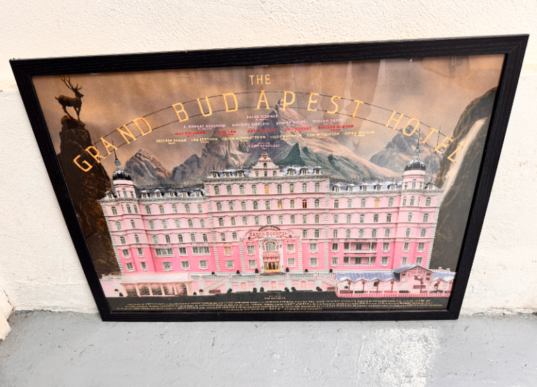 The Grand Budapest Hotel Framed Wall Art Poster Wes Anderson A1 Size