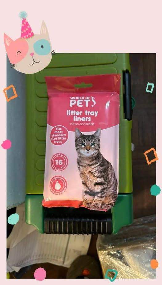 Cat Litter Tray Liners pk16