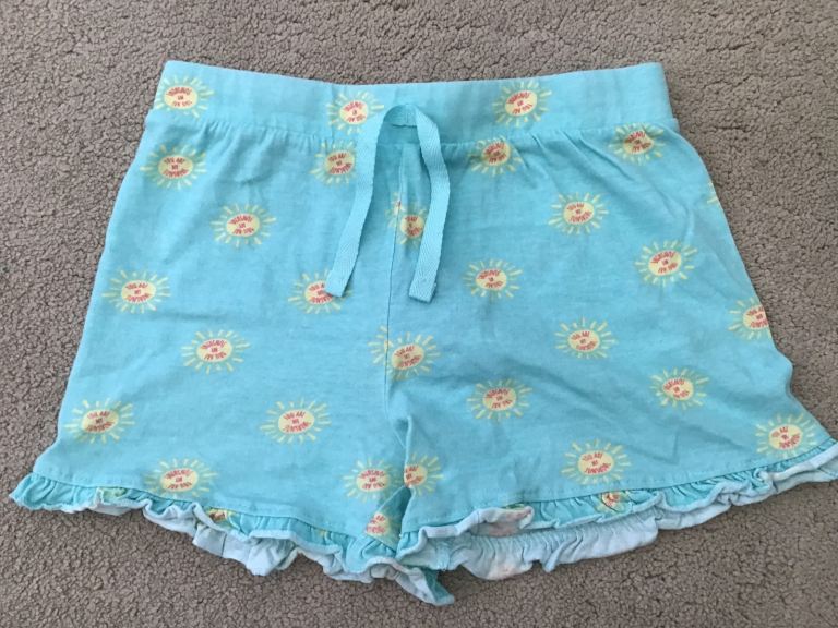 ‘Primark’ Girls Sunshine Shorts, Ages 7-8 Years