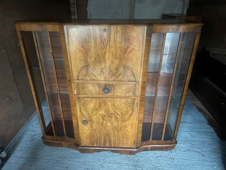 Antique display cabinet cupboard 