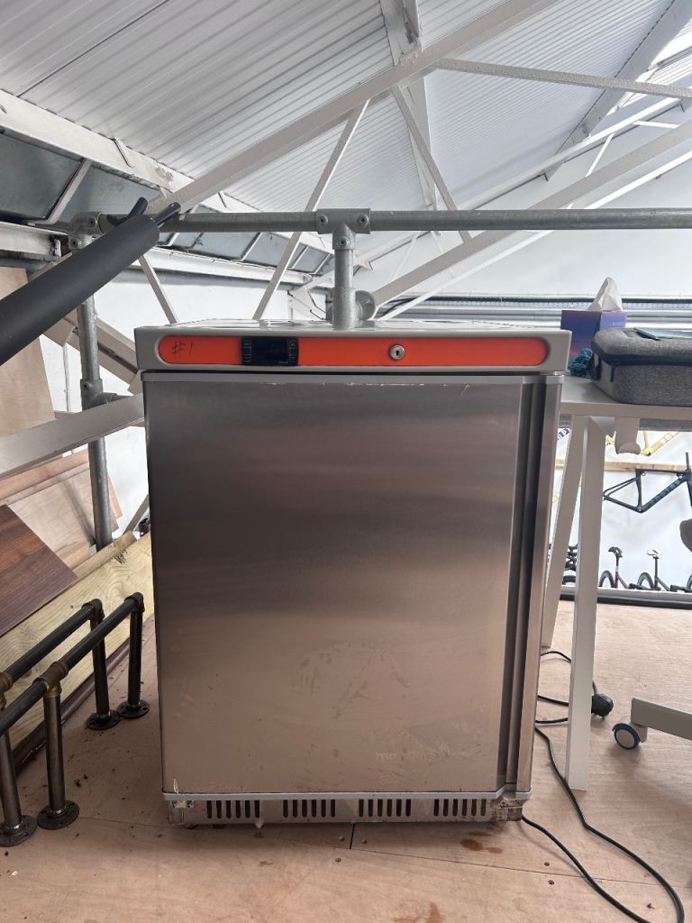 HOST Undercounter Fridge – Good Condition, Stainless Steel