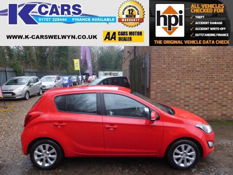 2013 Hyundai i20 1.2 Active Euro 5 5dr HATCHBACK Petrol Manual