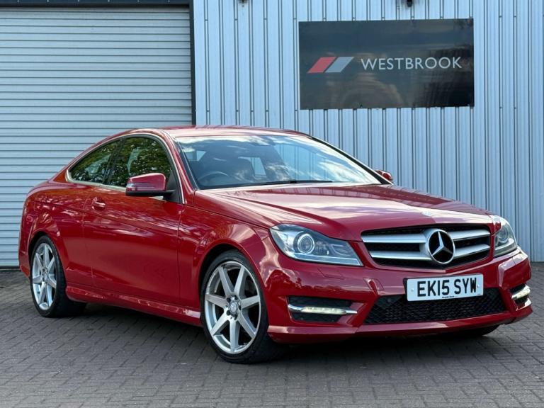 2015 Mercedes-Benz C Class 1.6 C180 AMG Sport Edition G-Tronic+ Euro 6 (s/s) 2dr Coupe Petrol Aut...