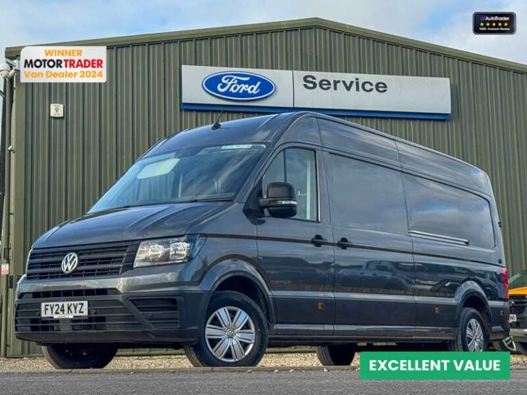2024 Volkswagen Crafter AUTO LWB L3H2 High Roof Trendline Cr35 Air Con Camera Sensors EURO 6 Pane...