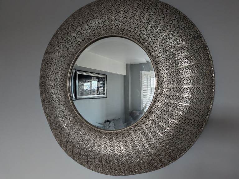 Silver style mirror 