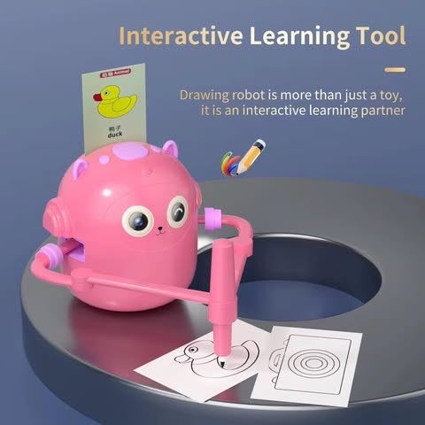 Interactive Drawing Robot Kids Smart Art & Learning Toy