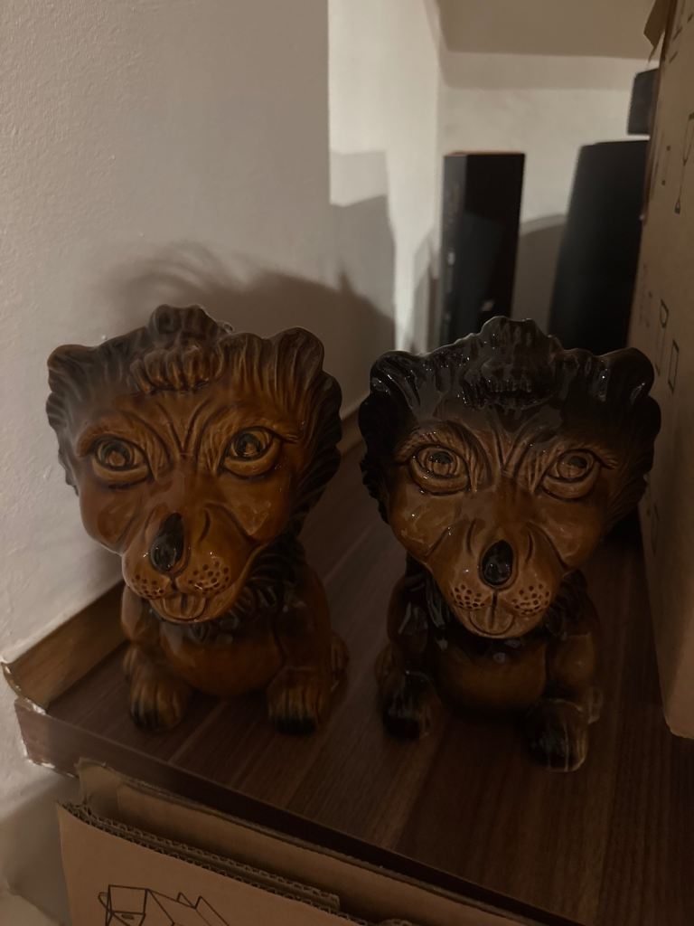 Retro Lion pair
