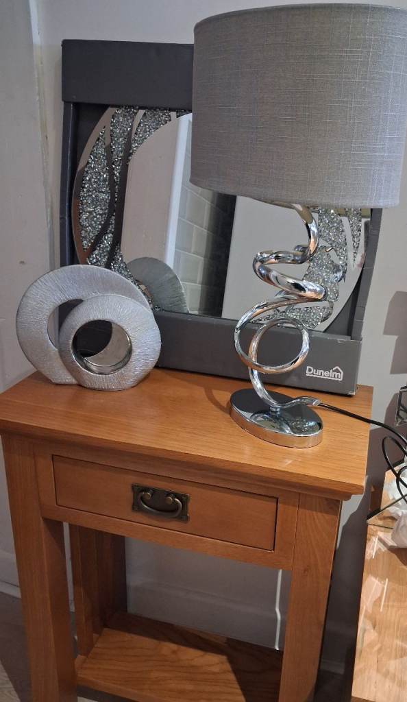 Oak console table only