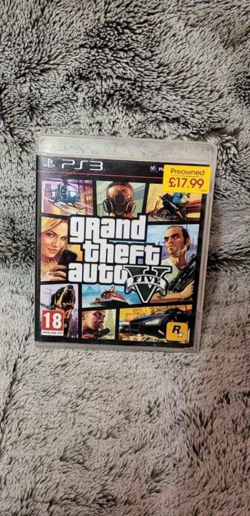 PS3 Grand Theft Auto V 5 Game