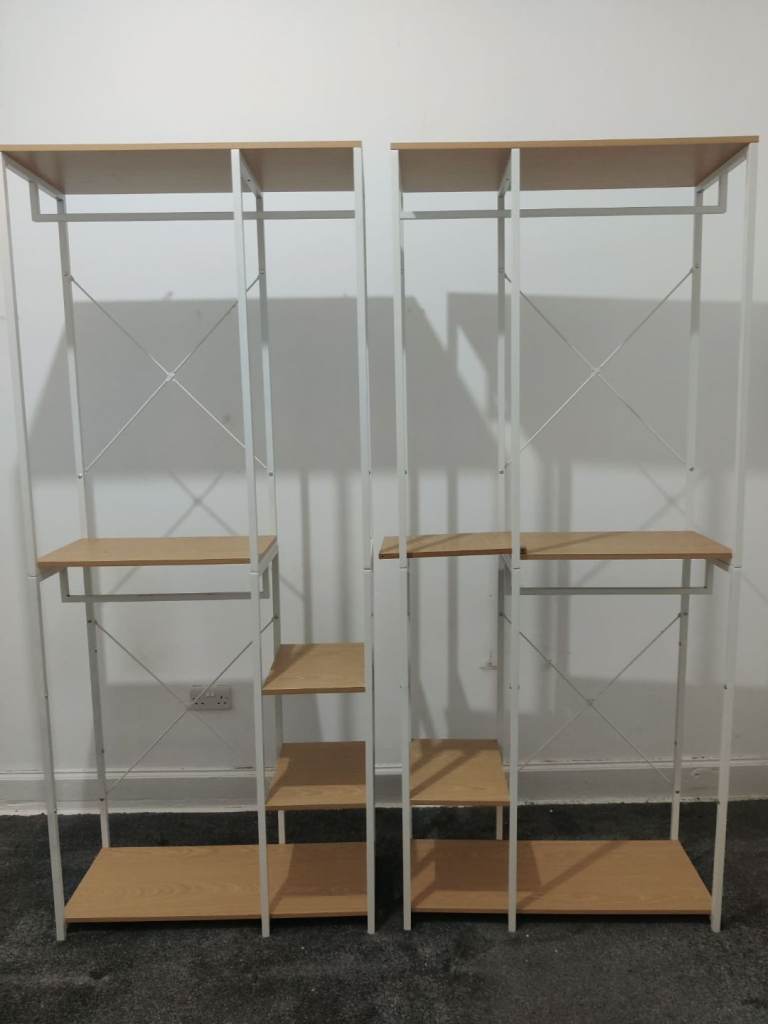 Two Tier Metal Clothes Rails