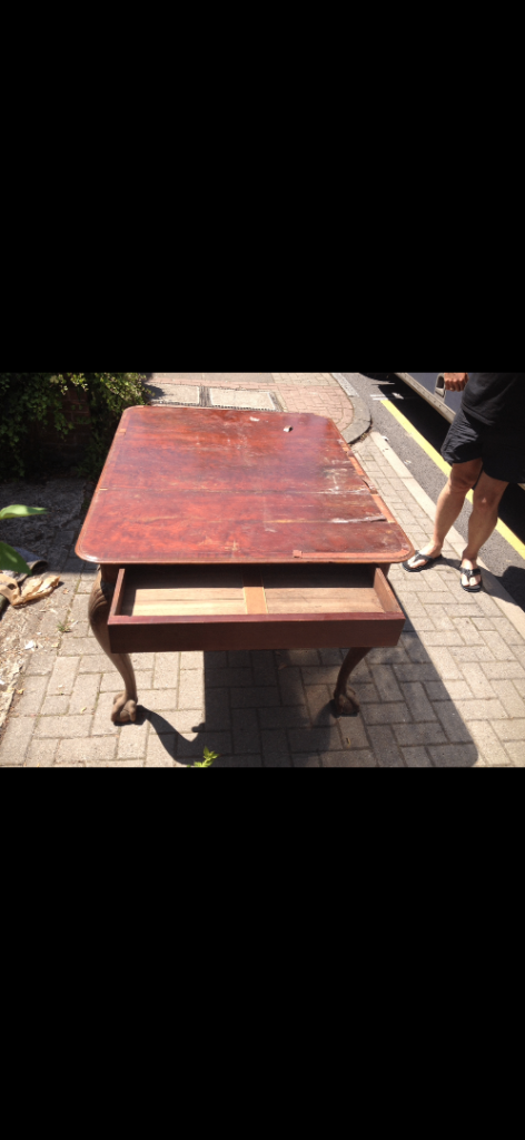 Victorian card Table