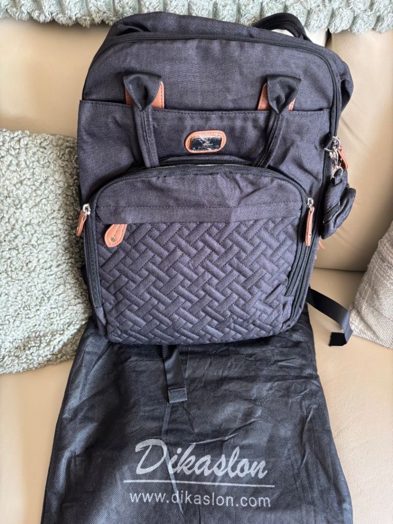 Dikaslon Black Baby Changing Backpack – As New