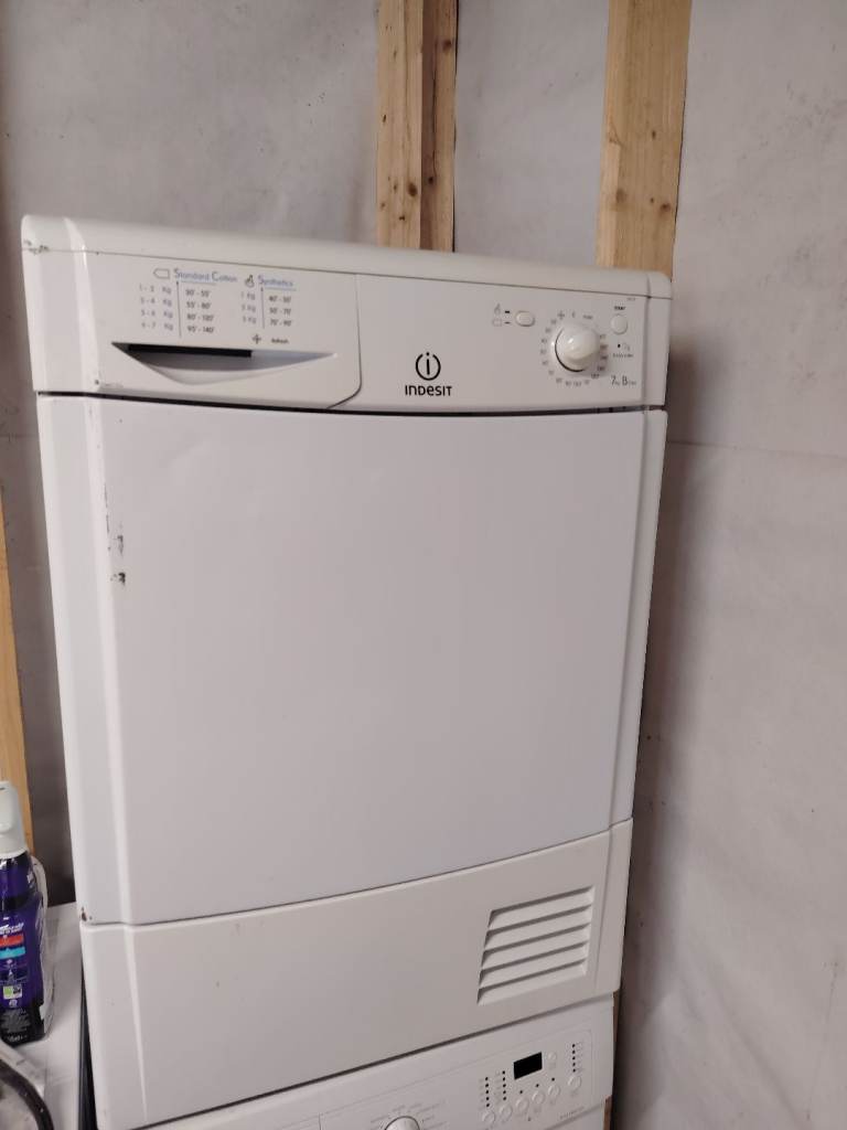 Indesit Tumble Dryer – White, Good Condition