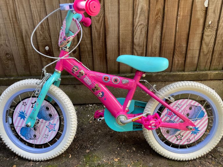 Pink Kids Bike with Stabilisers – Good Condition