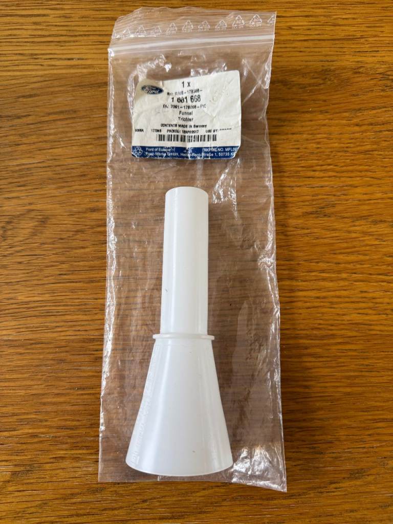 FORD EMERGENCY DIESEL FILLER FUNNEL 7G91-17B068-F1C