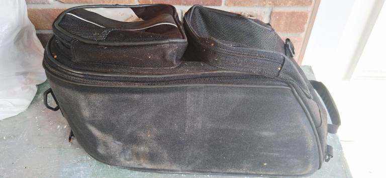 PAIR OF Oxford Lifetime Luggage Sports Panniers Black Saddle Motorcycle Bag