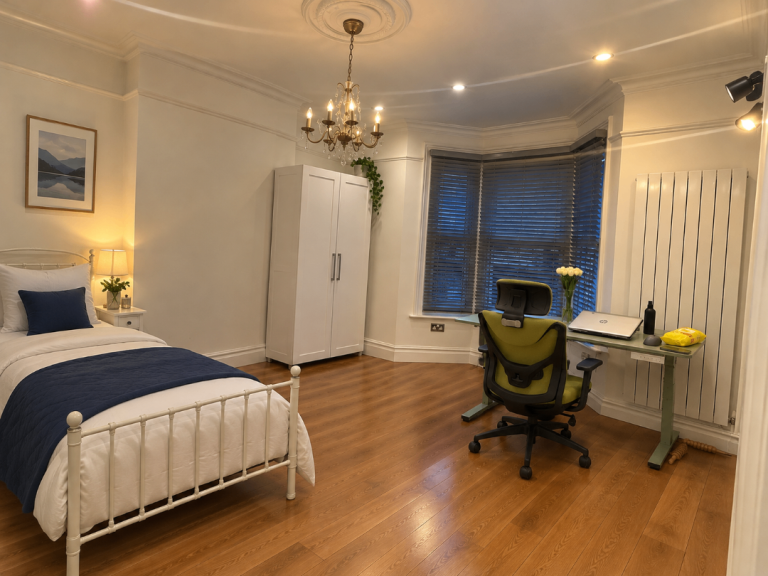 Double Bedroom with Private Bathroom & Garden Access – Harrow HA3