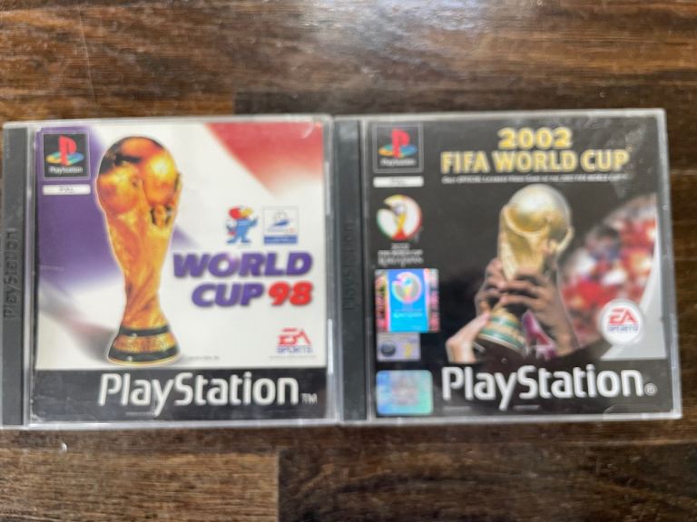 PlayStation 1 World Cup 98 and World Cup 02 games