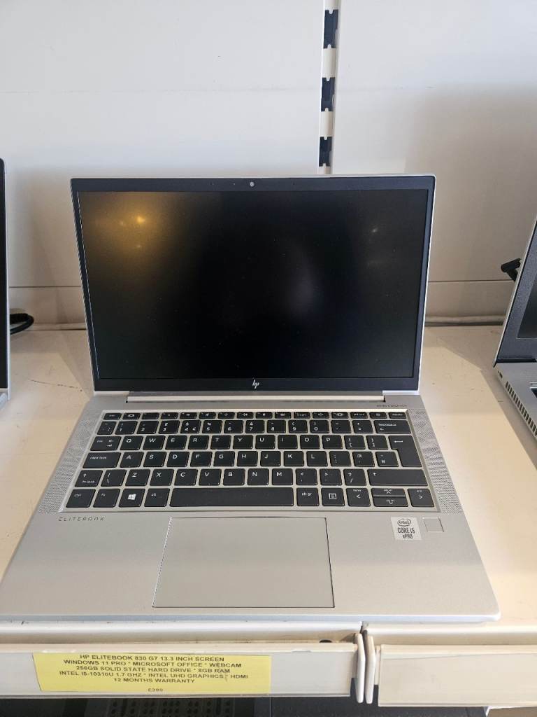🔥FOR SALE🔥HP EliteBook 830 G7 13.3 Inch screen 256GB SSD 8GB RAM Laptop 12 Months Warranty