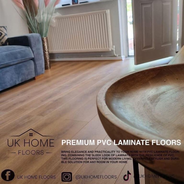 UK Home Floors Premium PVC Laminate Flooring - New