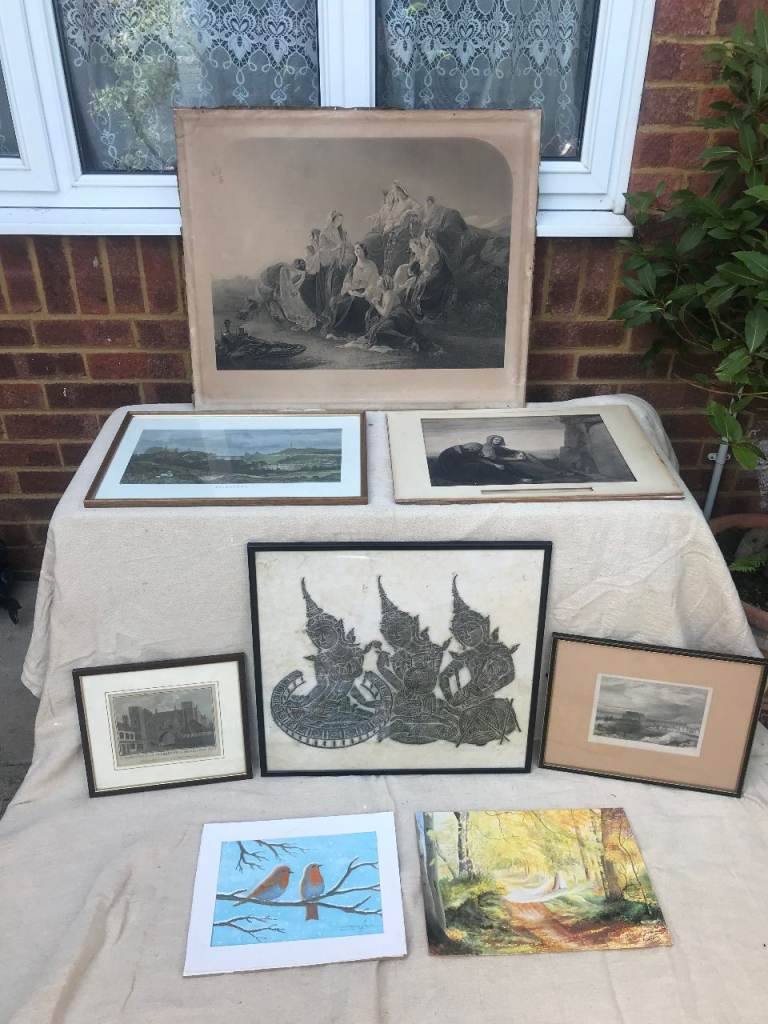 Antique Prints & Paintings oil / Watercolor.