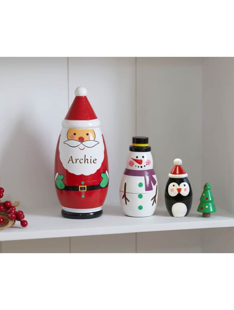 Santa's Secret Festive Figurines - 4 in 1