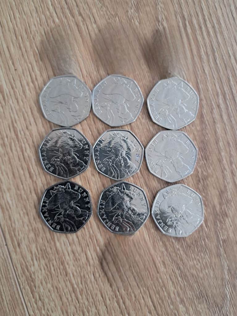image for Beatrix Potter 50p Collectors Coins 