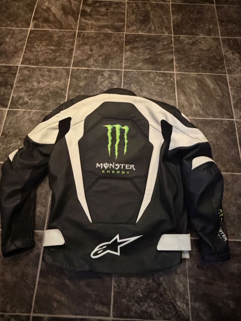 Alpinestars Monster Energy Sports Leather Jacket (EU 54)