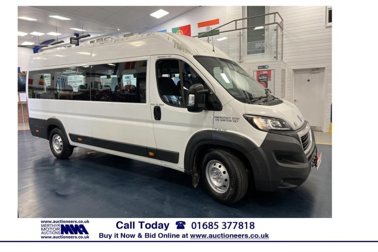 2015 Peugeot Boxer L4H2 2.2HDI 130PS XLWB 16 SEAT DISABLED ACCESS MINIBUS -------------------- NA...