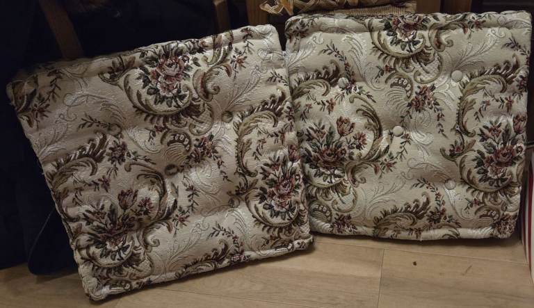 Two booster cushions for help with getting up from low seat  ** COLLECTION ONLY, TWICKENHAM **