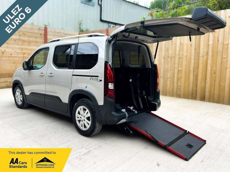 2020 Peugeot Rifter 3 Seat Auto Wheelchair Accessible Disabled Access Vehicle WAV MPV Diesel Auto...