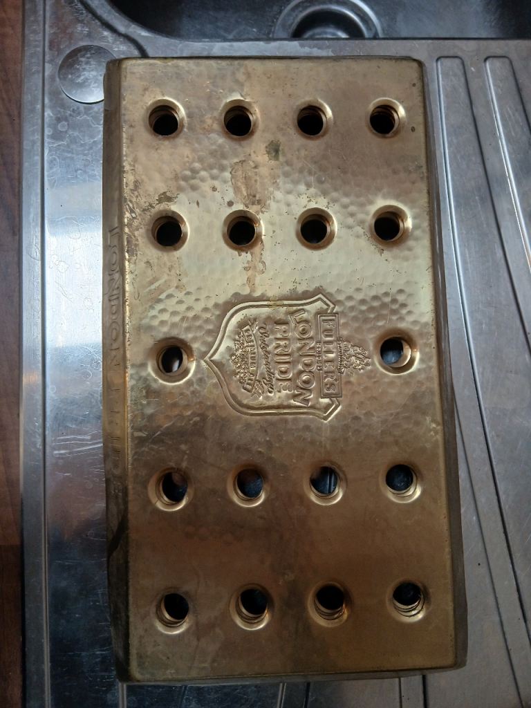 4 x Fuller's London Pride Drip Trays — Genuine Pub Memorabilia
