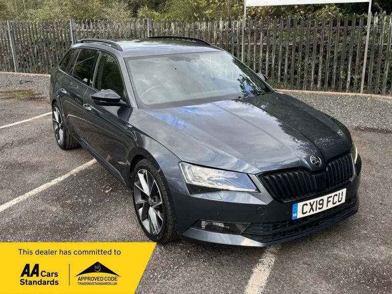 SKODA SUPERB 2.0 TDI SportLine Grey Auto Diesel 2019