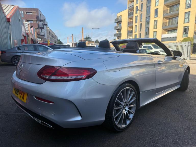 2018 Mercedes-Benz C Class 2.1 C220d AMG Line Cabriolet G-Tronic+ Euro 6 (s/s) 2dr CONVERTIBLE Di...