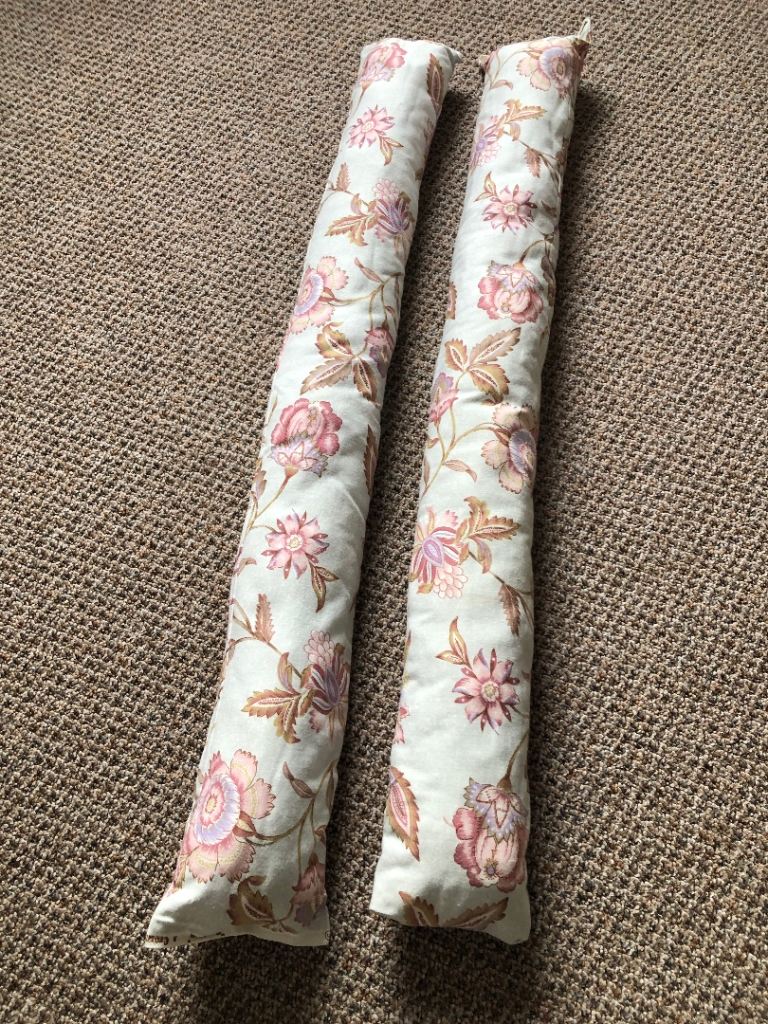 image for X 2 fabric Draught excluders non weighted