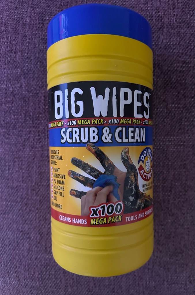 Big Wipes Scrub & Clean Wipes, Pack of 100