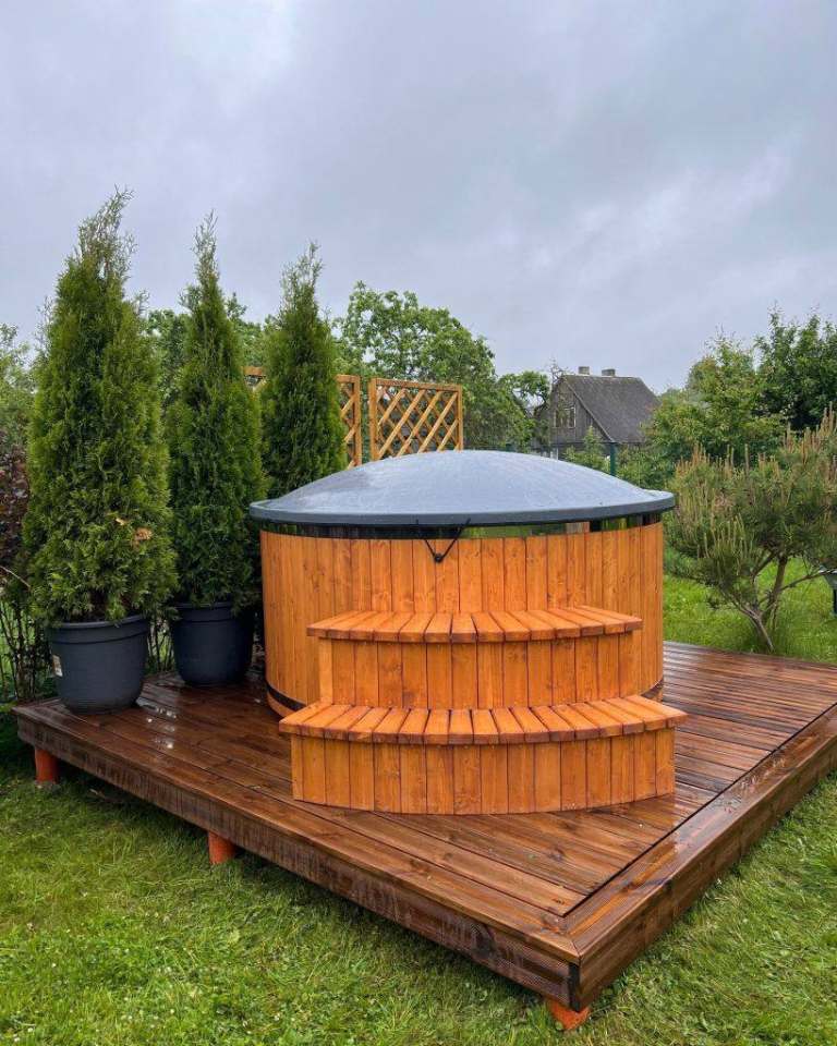 Wood Fired Hot Tub – Scandinavian Style – Delivery Across UK – Premium Quality