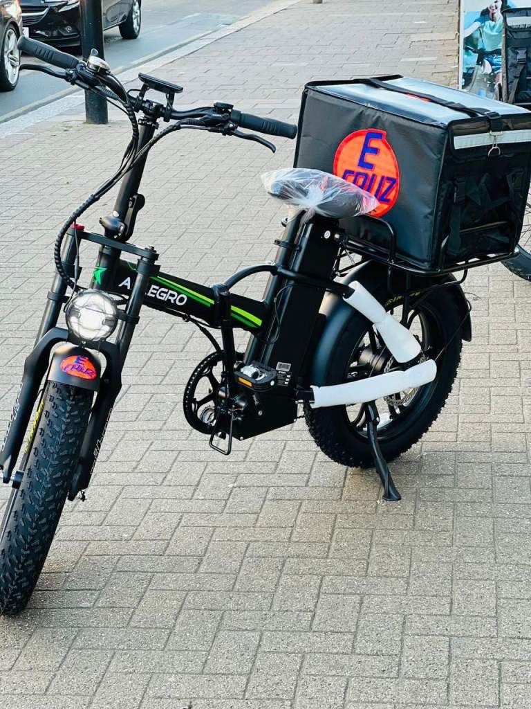 Allegro Electric Folding Bike with Delivery Box – As Good As New