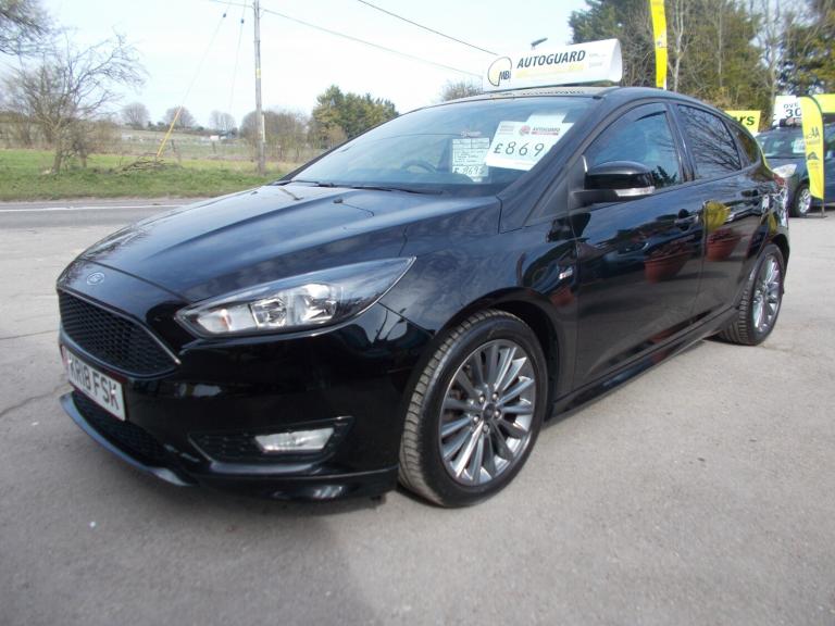 2018 Ford Focus 1.0 EcoBoost 140 ST-Line Navigation 5dr HATCHBACK Petrol Manual