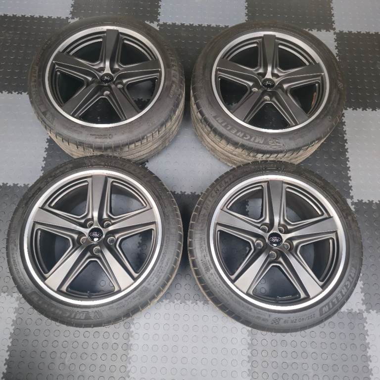 Genuine Ford Mustang 19" Alloy Wheels Mach One 1 MR3C-1007-RA MR3C-1007-SA