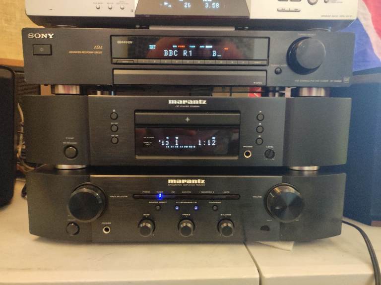 Marantz PM5004 Stereo Integrated Amplifier -Black Tested & Working  ++