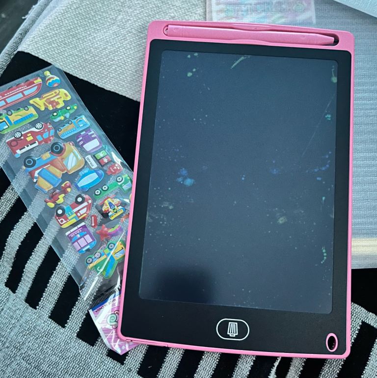 Set of 3 in pk LCD writing tablet 