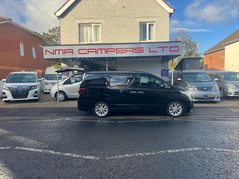 2009 Toyota Alphard 240S 2.4 petrol Auto 5 seater Camper Low miles  upgraded UK