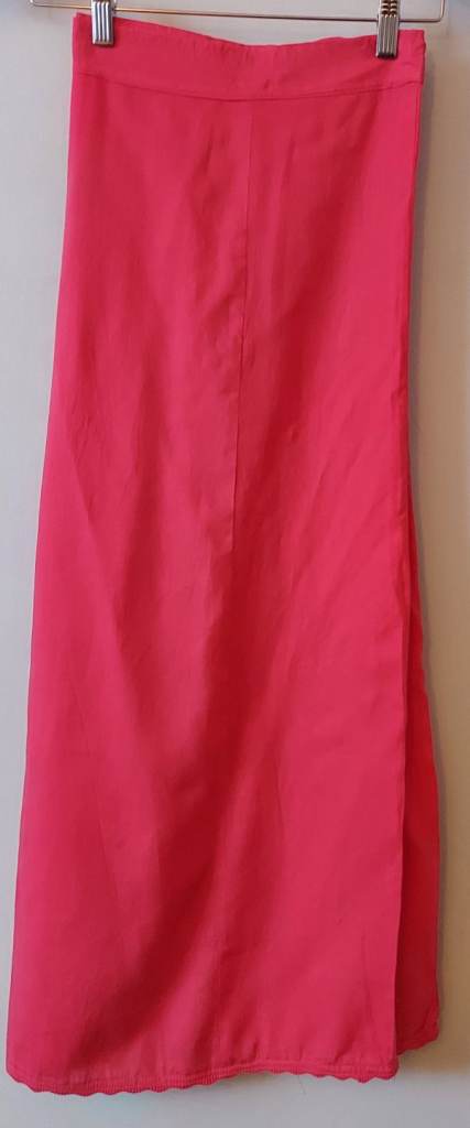 pink cotton petticoat for saree