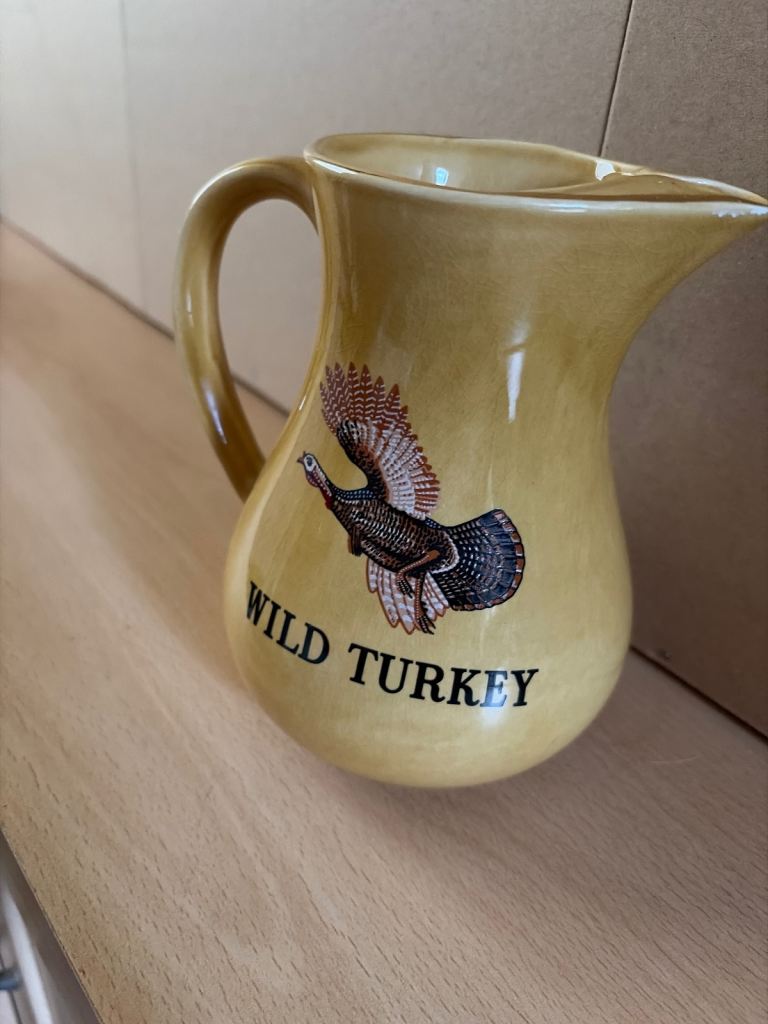 Wild Turkey fine Staffordshire pottery jug